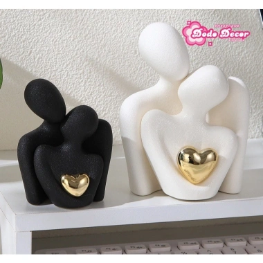 Tượng Đôi Decor Bàn Tình Yêu - Trang Trí Phòng Ngủ Lãng Mạn Giá 185.300 VND 8