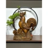 Tượng gà kèm kệ rượu vang - Đồ decor nội thất, giảm 21% chỉ 980.000 VND 2