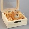 Tượng gỗ Chó Shiba & Mèo Vàng - Quà tặng, treo balo, túi xách, ví - 115.000 VND 10
