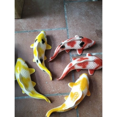 Tượng gốm cá chép phong thủy loại to - Giá ưu đãi 209.000 VNĐ, tài lộc, may mắn