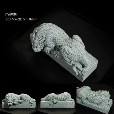 Tượng Kì Lân Trấn Trạch Đá Nhân Tạo Cao Cấp - Phong Thuỷ Decor, Giá 97.750 VND 3