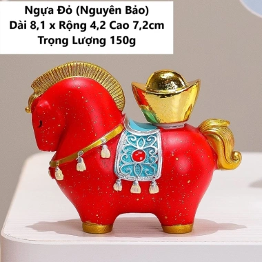 Tượng Ngựa Bình An May Mắn 2.026 - Linh Vật Đón Năm Mới, Giá Ưu Đãi 100k