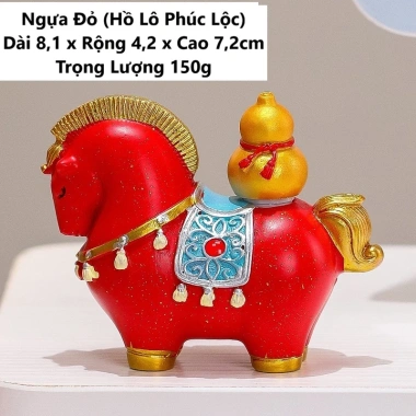 Tượng Ngựa Bình An May Mắn 2.026 - Linh Vật Đón Năm Mới, Giá Ưu Đãi 100k
