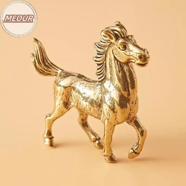 Tượng Ngựa Đồng Nguyên Chất Mini - Đồ Trang Trí Máy Tính Để Bàn, Điêu Khắc Động Vật, Giá Ưu Đãi 52.140₫ 2