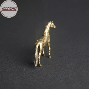 Tượng Ngựa Đồng Nguyên Chất Mini - Đồ Trang Trí Máy Tính Để Bàn, Điêu Khắc Động Vật, Giá Ưu Đãi 52.140₫ 4