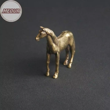 Tượng Ngựa Đồng Nguyên Chất Mini - Đồ Trang Trí Máy Tính Để Bàn, Điêu Khắc Động Vật, Giá Ưu Đãi 52.140₫ 9