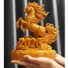 Tượng Ngựa Lửa 2.026 Phong Thủy 3D Trang Trí Decor Tết Thăng Tiến Tài Lộc Bứt Phá 2
