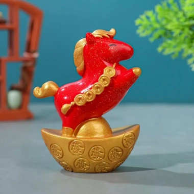 Tượng ngựa ZENPULSE - Đồ trang trí nhựa sống động, linh vật hoạt hình độc đáo cho lễ hội mùa xuân, giá ưu đãi 66.770₫ 6