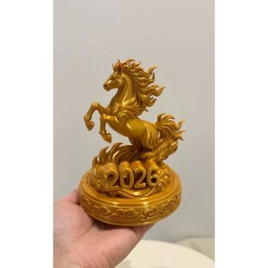 Tượng nhựa Linh Vật Ngựa Tết 2.026 - Trang trí tết sang trọng, dũng mãnh, tài lộc - Giá ưu đãi 175k 4