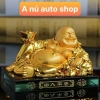 Tượng Phật Di Lặc Đặt Xe Ô Tô - Trang Trí Phong Thủy Bàn Làm Việc 125k