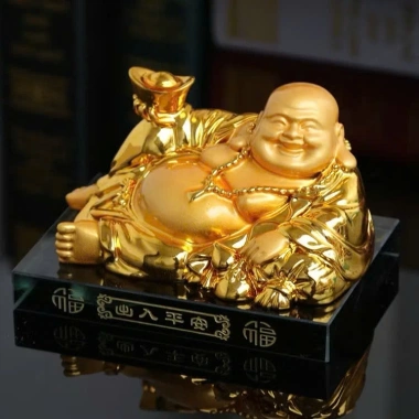 Tượng Phật Di Lặc Đặt Xe Ô Tô - Trang Trí Phong Thủy Bàn Làm Việc 125k 8