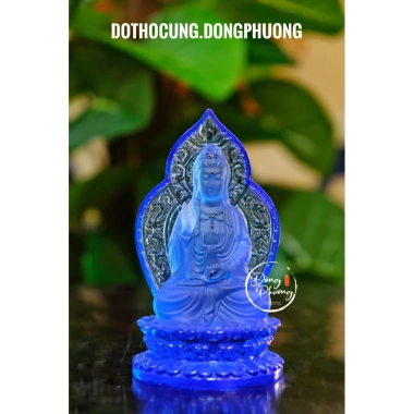 Tượng Phật Quan Âm Đá Lưu Ly Cao Cấp cho Xe Hơi - Cầu Bình An, Giá 990.000 VNĐ 3