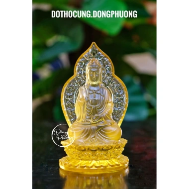 Tượng Phật Quan Âm Đá Lưu Ly Cao Cấp cho Xe Hơi - Cầu Bình An, Giá 990.000 VNĐ 4