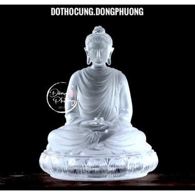 Tượng Phật Thích Ca Đá Lưu Ly Mini - Phong Thủy Cho Xe Ô Tô, Giá Ưu Đãi 1.870.000 VNĐ