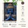 Tượng Phật Xanh Kim Loại HELLOYOUNG Nghệ Thuật Treo Tường Trang Trí Nhà Thiền Yoga Giá ưu đãi 105.559 VND 3