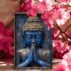 Tượng Phật Xanh Kim Loại HELLOYOUNG Nghệ Thuật Treo Tường Trang Trí Nhà Thiền Yoga Giá ưu đãi 105.559 VND 6