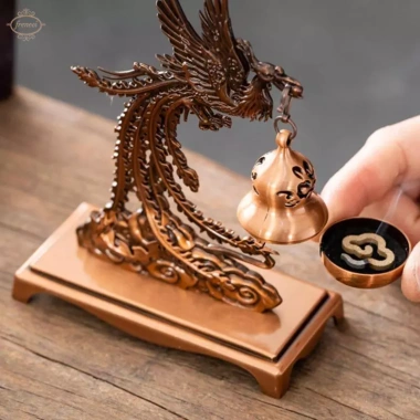 Tượng Phượng Hoàng Để Bàn Lư Hương Trang Trí - Quà Tặng Phòng Khách, Giá 172.700₫ 6