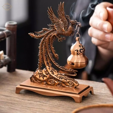 Tượng Phượng Hoàng Để Bàn Lư Hương Trang Trí - Quà Tặng Phòng Khách, Giá 172.700₫ 7