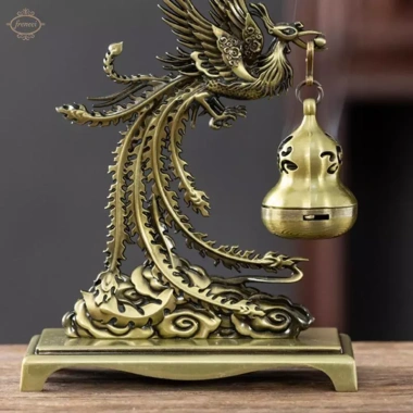 Tượng Phượng Hoàng Để Bàn Lư Hương Trang Trí - Quà Tặng Phòng Khách, Giá 172.700₫ 8