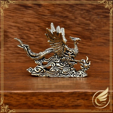 Tượng Phượng Hoàng Phong Thủy Đồ Đồng Thuận Tâm - Trang Trí Bàn Trà 48k 6