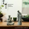 Tượng tăng nhân bái Phật Deco - Trang trí tiểu cảnh, bán cạn, terrarium, chỉ 30.999₫ 2