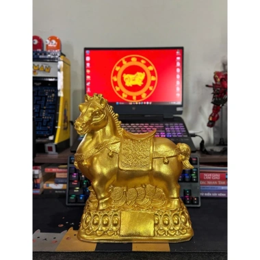Tượng Thạch Cao Con Giáp Ngọ 2.026 Đón Tết - Bàn Trang Trí Sang Trọng, Giá Ưu Đãi 150.000 7
