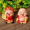 Tượng Thần Tài Di Lặc 6cm Đẹp Sắc Nét - Trang Trí Chậu Cây, Decor Sân Vườn, Giá 48.000 VND