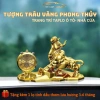 Tượng Trâu Vàng Phong Thủy Xe Ô Tô – Trang Trí Taplo May Mắn Tài Lộc, Giá 79.200₫