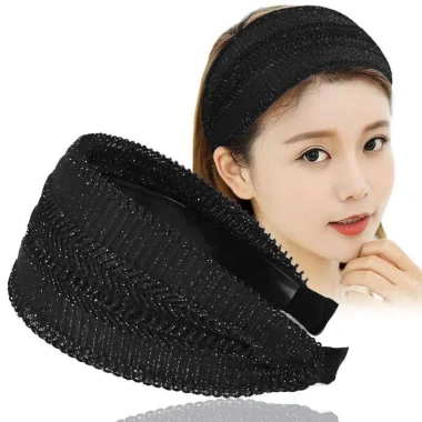 Turban Quấn Tóc Nữ Rộng Vành Băng Đô Màu Trơn Chống Trượt - Phụ Kiện Thời Trang Giá 54.000đ