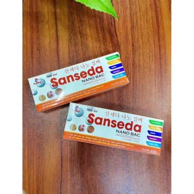 Tuýp bôi ngoài da SANSEDA Nano Bạc chính hãng - Ngăn sẹo làm dịu kháng khuẩn - 150k
