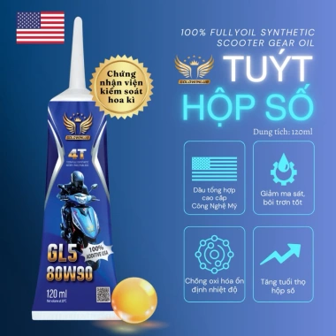 Tuýt hộp số xe tay ga GOLDWINLUB 120ml - Tuýt láp chất lượng cao, chính hãng, giá 32.500đ