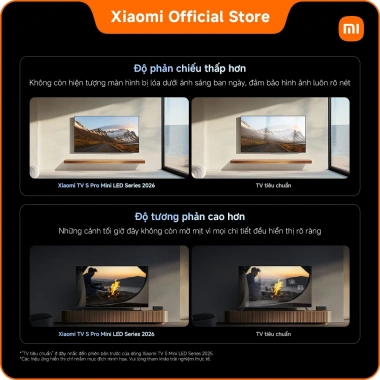 TV S Pro Mini LED 55‑75 inch 2 năm bảo hành 144Hz mượt mà giảm mờ nhòe - Giá 15.99 triệu 5 TV S Pro Mini LED 55‑75 inch 2 năm bảo hành 144Hz mượt mà giảm mờ nhòe - Giá 15.99 triệu 5
