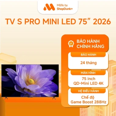 TV Xiaomi TV S Pro Mini LED 75 2.026 Chính Hãng - Giảm còn 25,64 triệu, BH 2 năm TV Xiaomi TV S Pro Mini LED 75 2.026 Chính Hãng - Giảm còn 25,64 triệu, BH 2 năm