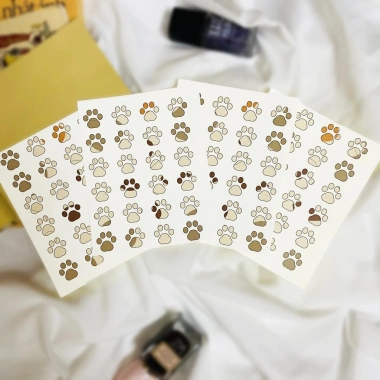 Twins Plus 96 sticker chân mèo pastel - Dán Bullet Journal, laptop, máy, điện thoại, giảm còn 20k 5