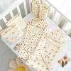 Ủ choàng muslin 4 lớp kèm đai cao cấp Uni Baby 180k - Giúp bé sơ sinh ngủ ngon 2