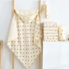 Ủ choàng muslin 4 lớp kèm đai cao cấp Uni Baby 180k - Giúp bé sơ sinh ngủ ngon 5