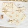 Ủ choàng muslin 4 lớp kèm đai cao cấp Uni Baby 180k - Giúp bé sơ sinh ngủ ngon 7