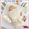 Ủ choàng xô và đai quấn bé organic vải cotton 4 lớp mềm mại, nhiều màu - Giá chỉ 180.000 VNĐ Uni Baby
