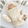 Ủ choàng xô và đai quấn bé organic vải cotton 4 lớp mềm mại, nhiều màu - Giá chỉ 180.000 VNĐ Uni Baby 2