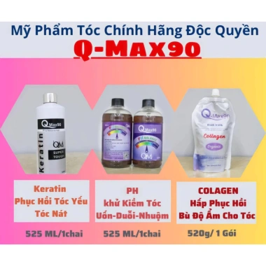 Ủ tóc Collagen Qmax90 - Phục hồi hư tổn, tóc chắc khỏe, mềm mượt 95k 6