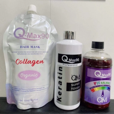 Ủ tóc Collagen Qmax90 – Phục hồi hư tổn, tóc chắc khỏe, mềm mượt ngay lần đầu, giảm còn 95.000đ