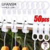 Ufasm 50 Móc Chống Gió Treo Áo - Kẹp Nhựa Khóa Quần Áo, Giá Phơi Nhà Bếp, Ưu Đãi 23%