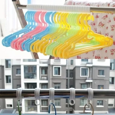 Ufasm 50 Móc Chống Gió Treo Áo - Kẹp Nhựa Khóa Quần Áo, Giá Phơi Nhà Bếp, Ưu Đãi 23%