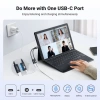 Ugreen 2 trong 1 USB-C sang Hifi 3,5mm + Cáp sạc PD 60W, vỏ từ tính cho iPhone 15, MacBook M3 3