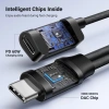 Ugreen 2 trong 1 USB-C sang Hifi 3,5mm + Cáp sạc PD 60W, vỏ từ tính cho iPhone 15, MacBook M3 6