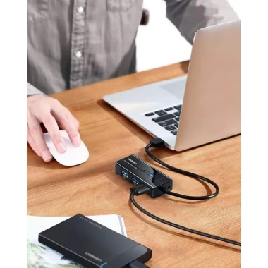 Ugreen 20.265 CR103: Bộ chuyển USB 3.0 sang LAN 10/100/1.000 + 3 HUB USB 3.0, giá chỉ 458.000₫ 4