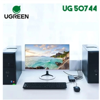 Ugreen 50.744 KVM HDMI 2 USB - Bộ chuyển đổi 2 máy tính dùng 1 màn hình, giá 853.200₫ 6