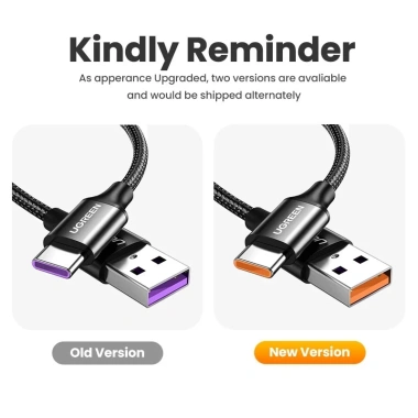 Ugreen Dây Cáp Sạc Nhanh USB-C 6A 100W - Siêu Nhanh, Bảo Mật, Giá Chỉ 90.200 VND cho Laptop & Điện Thoại 6