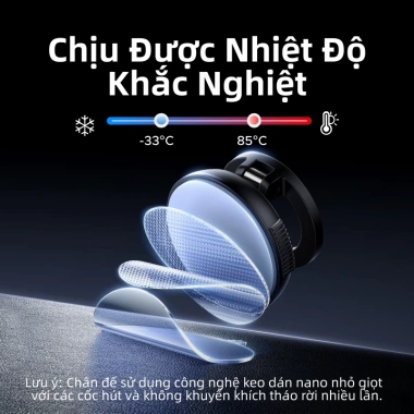 UGREEN Giá Đỡ Điện Thoại Xe 360° Chân Không Không Gập, Xoay Chắc, Lực Hút Mạnh cho iPhone 12‑16 Pro Max - Giá 229.000đ 8