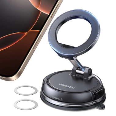 UGREEN Giá Đỡ Điện Thoại Xe 360° Chân Không Không Gập, Xoay Chắc, Lực Hút Mạnh cho iPhone 12‑16 Pro Max - Giá 229.000đ 10
